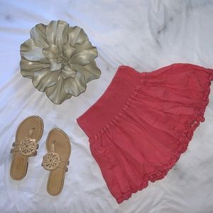 LONDON JEAN Smocked Skirt